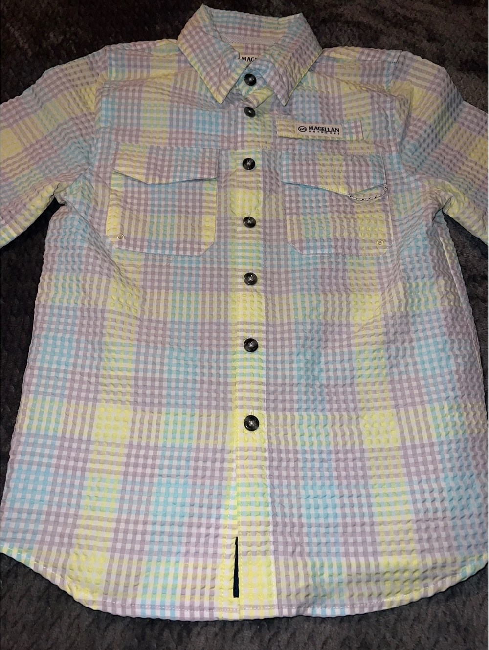 Magellan Fishing Shirt, boys size 8